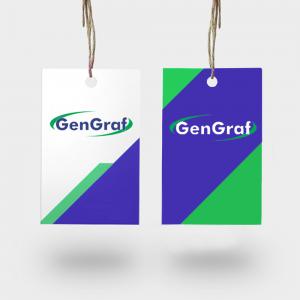 Tags personalizadas Couche 300g 5x8cm 4x0 - 4x4   